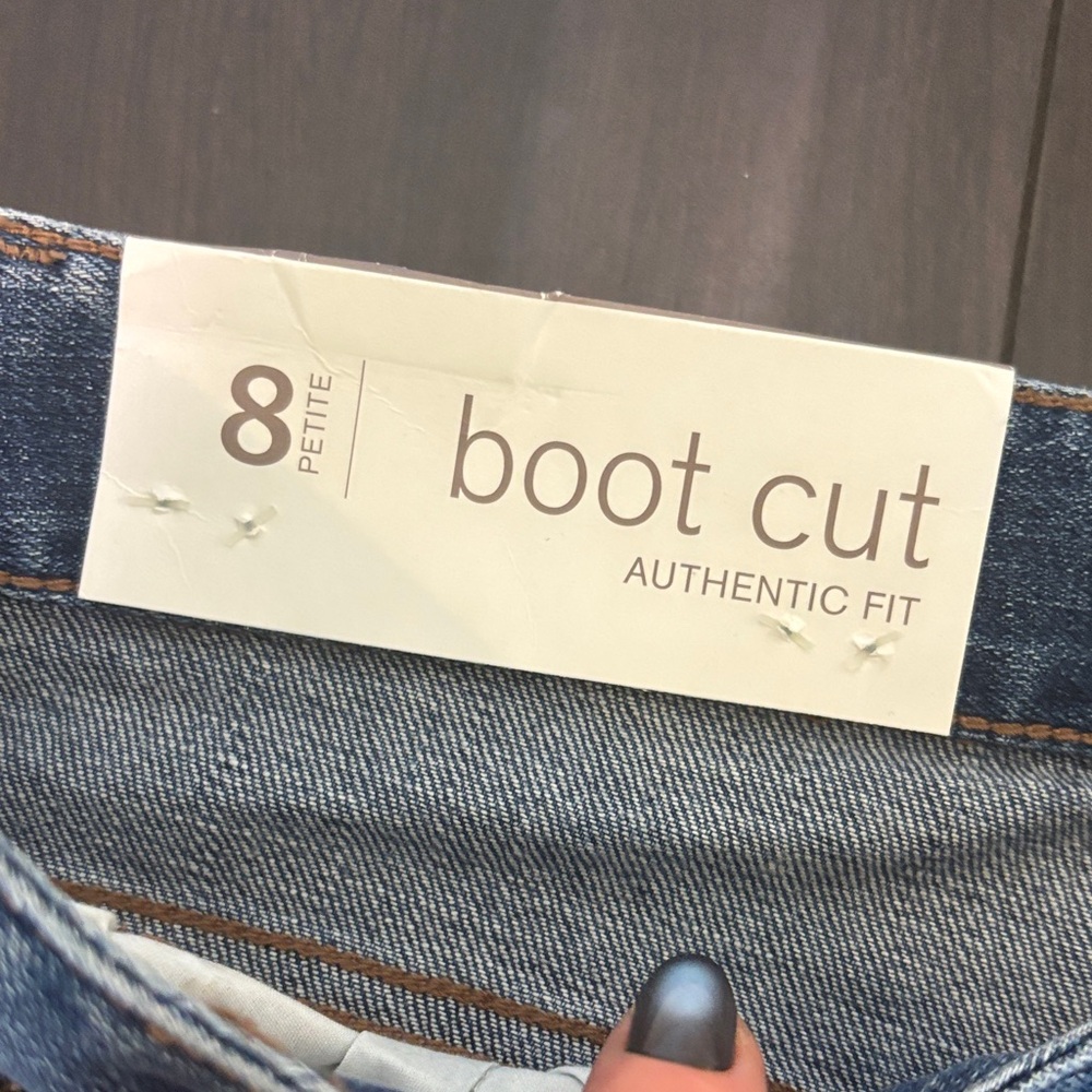 NEW J.Jill Boot Cut Women's Jeans Size 8 Petite - Picture 2 of 7